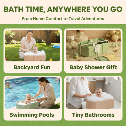 Nuul™ Foldable Baby Bathtub